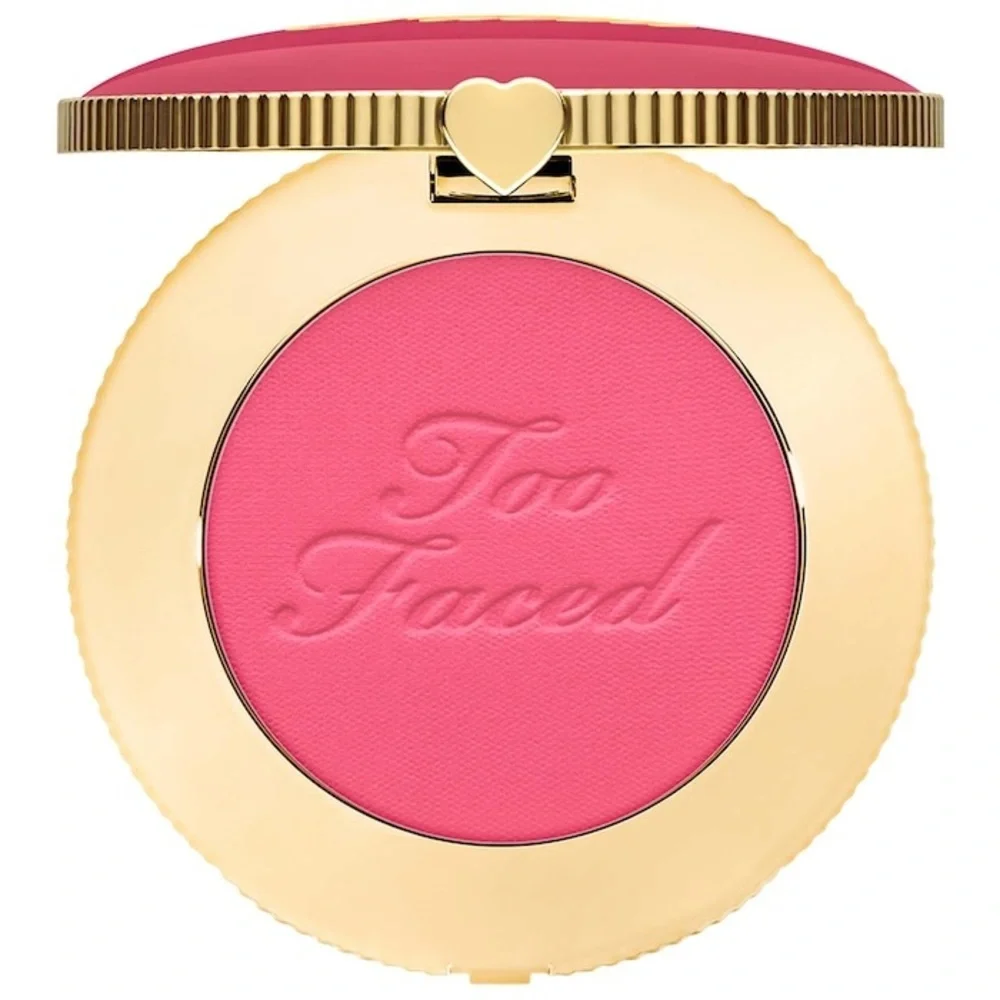 NIB Too Faced Cloud Crush Blurring Powder Blush In Watermelon Rain - Fuchsia